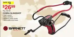 Dunham's Sports BARNETT COBRA SLINGSHOT offer