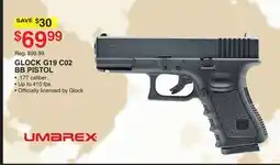 Dunham's Sports GLOCK G19 C02 BB PISTOL offer