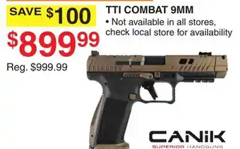 Dunham's Sports TTI COMBAT 9MM offer