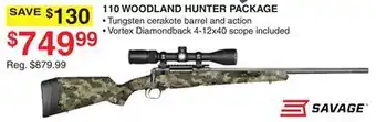 Dunham's Sports 110 WOODLAND HUNTER PACKAGE offer