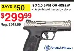 Dunham's Sports SMITH & WESSON SD 2.0 9MM OR 40S&W offer