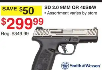 Dunham's Sports SMITH & WESSON SD 2.0 9MM OR 40S&W offer