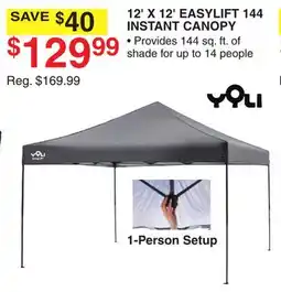 Dunham's Sports 12' X 12' EASYLIFT 144 INSTANT CANOPY offer