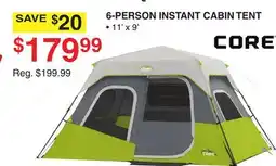 Dunham's Sports 6-PERSON INSTANT CABIN TENT offer