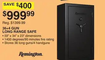Dunham's Sports 36 + 4 GUN LONG RANGE SAFE offer