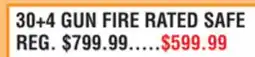Dunham's Sports 30 + 4 GUN FIRE RATED SAFE offer