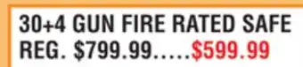 Dunham's Sports 30 + 4 GUN FIRE RATED SAFE offer