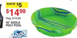 Dunham's Sports 46 SIZZLE POLY POOL offer