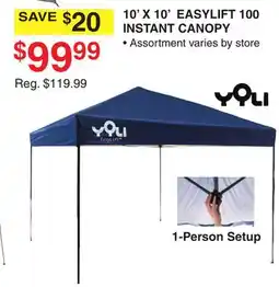 Dunham's Sports 10' X 10' EASYLIFT 100 INSTANT CANOPY offer