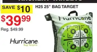Dunham's Sports HURRICANE H25 25 BAG TARGET offer