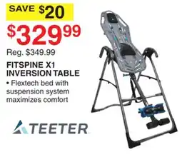 Dunham's Sports TEETER FITSPINE X1 INVERSION TABLE offer
