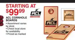 Dunham's Sports ACL CORNHOLE BOARDS offer