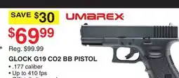 Dunham's Sports UMAREX GLOCK G19 CO2 BB PISTOL offer