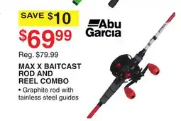Dunham's Sports MAX X BAITCAST ROD AND REEL COMBO offer