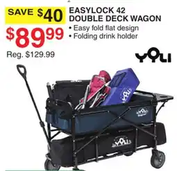 Dunham's Sports YOLI EASYLOCK 42 DOUBLE DECK WAGON offer