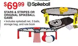 Dunham's Sports STARS & STRIPES OR ORIGINAL SPIKEBALL GAME offer