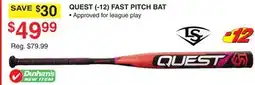 Dunham's Sports QUEST (-12) FAST PITCH BAT offer