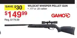Dunham's Sports WILDCAT WHISPER PELLET GUN offer