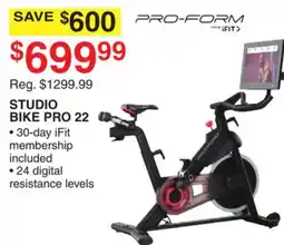 Dunham's Sports STUDIO BIKE PRO 22 offer