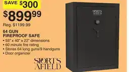 Dunham's Sports 64 GUN FIREPROOF SAFE offer