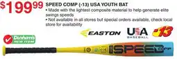 Dunham's Sports SPEED COMP (-13) USA YOUTH BAT offer