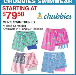 Dunham's Sports MEN'S SWIM TRUNKS offer