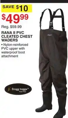 Dunham's Sports RANA II PVC CLEATED CHEST WADERS offer