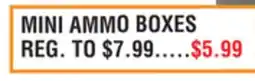 Dunham's Sports MINI AMMO BOXES offer