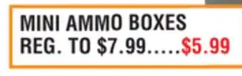 Dunham's Sports MINI AMMO BOXES offer