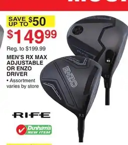 Dunham's Sports MEN'S RX MAX ADJUSTABLE OR ENZO DRIVER offer