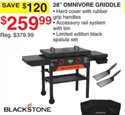 Dunham's Sports BLACKSTONE 28 OMNIVORE GRIDDLE offer