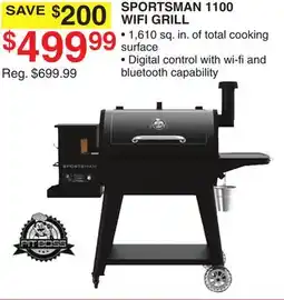 Dunham's Sports SPORTSMAN 1100 WIFI GRILL offer