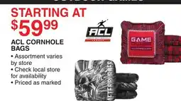 Dunham's Sports ACL CORNHOLE BAGS offer
