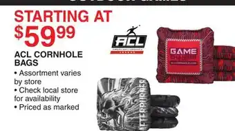 Dunham's Sports ACL CORNHOLE BAGS offer