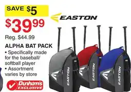 Dunham's Sports ALPHA BAT PACK offer