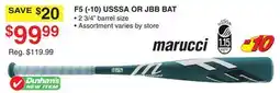 Dunham's Sports USSSA OR JBB BAT offer