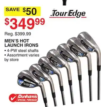 Dunham's Sports MEN'S HOT LAUNCH IRONS offer