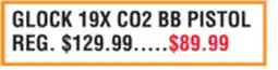 Dunham's Sports GLOCK 19X CO2 BB PISTOL offer