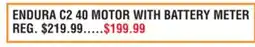 Dunham's Sports ENDURA C2 40 MOTOR WITH BATTERY METER offer