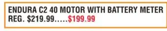 Dunham's Sports ENDURA C2 40 MOTOR WITH BATTERY METER offer