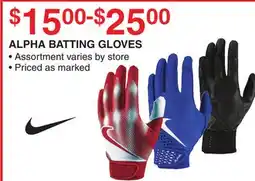 Dunham's Sports ALPHA BATTING GLOVES offer