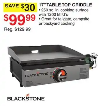 Dunham's Sports 17 TABLE TOP GRIDDLE offer
