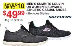 Dunham's Sports MEN LOUVIN OR WOMEN'S SUMMITS ATHLETIC CASUAL SHOES offer