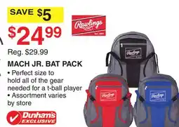 Dunham's Sports MACH JR. BAT PACK offer