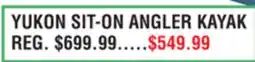 Dunham's Sports YUKON SIT-ON ANGLER KAYAK offer