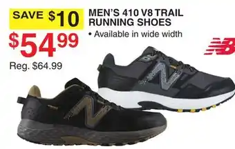 Dunham's Sports NEW BALANCE MEN'S 410 V8 TRAIL RUNNING SHOES offer