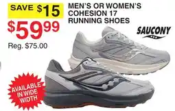 Dunham's Sports MEN'S OR WOMEN'S COHESION 17 RUNNING SHOES offer