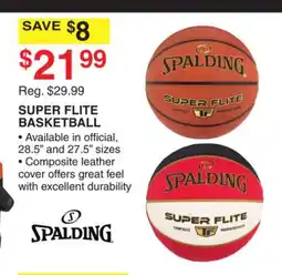 Dunham's Sports SPALDING SUPER FLITE BASKETBALL offer