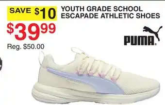 Dunham's Sports YOUTH GRADE SCHOOL ESCAPADE ATHLETIC SHOES offer