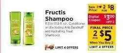 ShopRite Fructis Shampoo offer